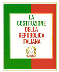 Cerimonia consegna  testo della  Costituzione Italiana